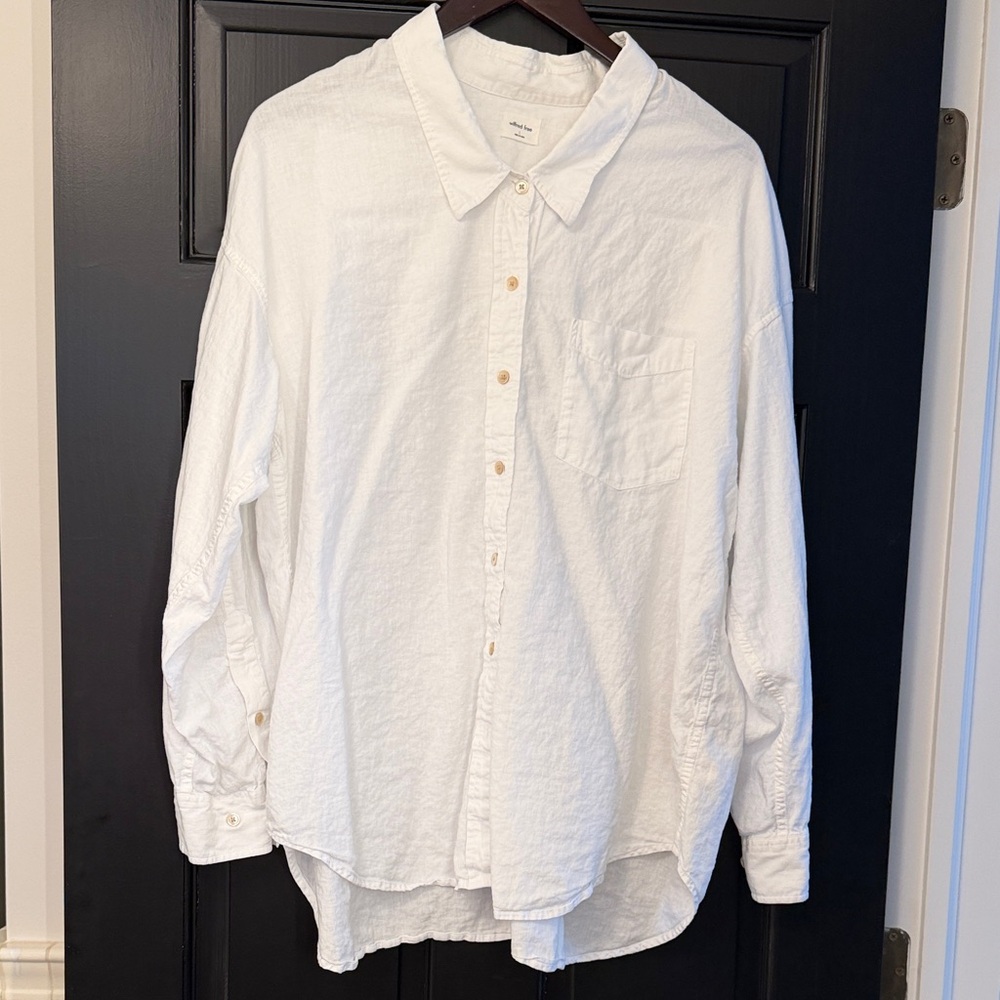 Wilfred Free Linen Oversized Shirt
